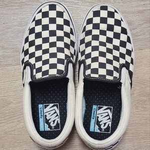 Checkered vans comfy cush- size 7.5